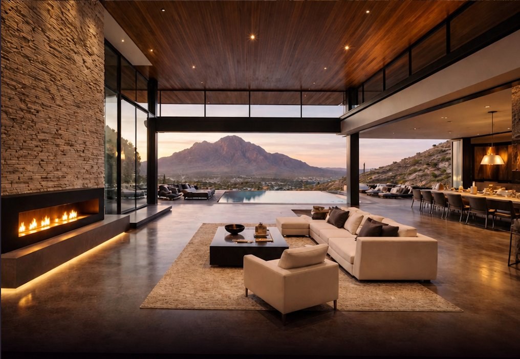 Interior view of the luxury estate — Paradise Valley AZ